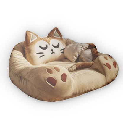 Giant Cat Beanbag Chair Plush Shaped Pillow