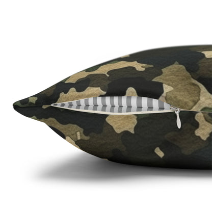 Classic Camo | Camouflage Wrap | Traditional Camo - Spun Polyester Square Pillow Case