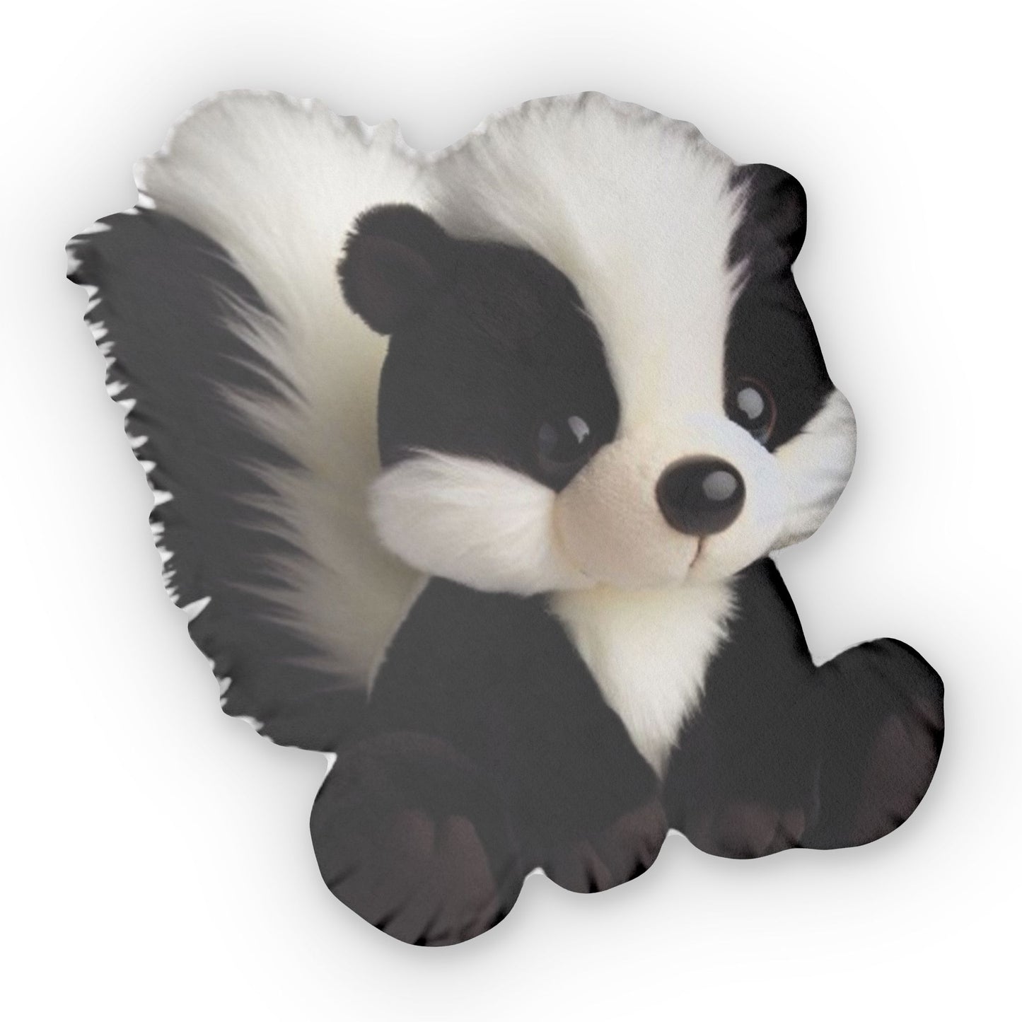 Skunk Stuffed Animal Plush Shaped Pillow