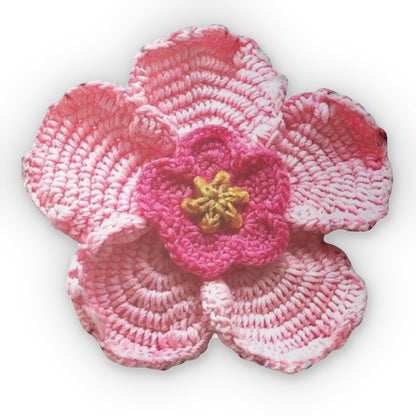 Girl Flower Shaped Decorative Pillow - Merrill Color Gift, Crochet Plush Gift