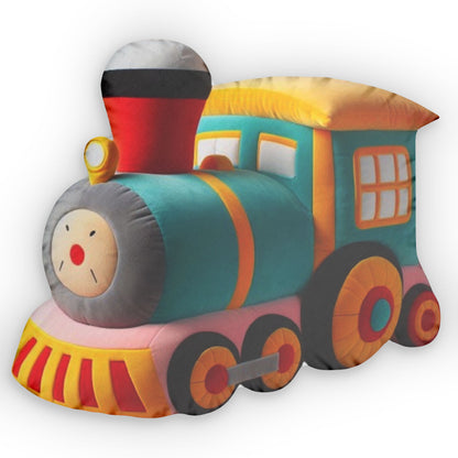 Train Plush, Kids Gift, Choo Choo, Shaped Pillow