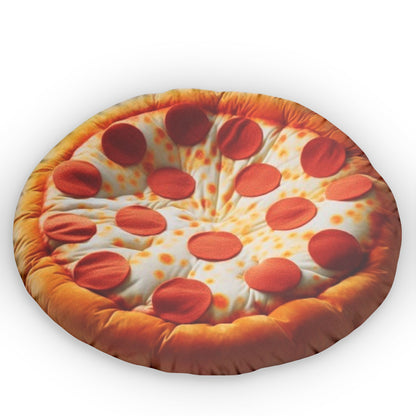 Big Pepperoni Pizza Plush Shaped Pillow