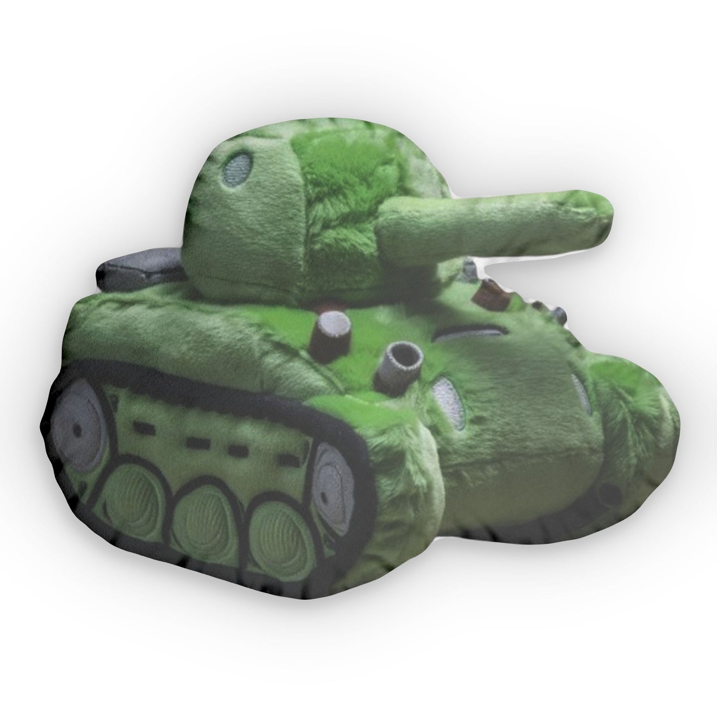 Tank Army Green Plush Shaped Pillows