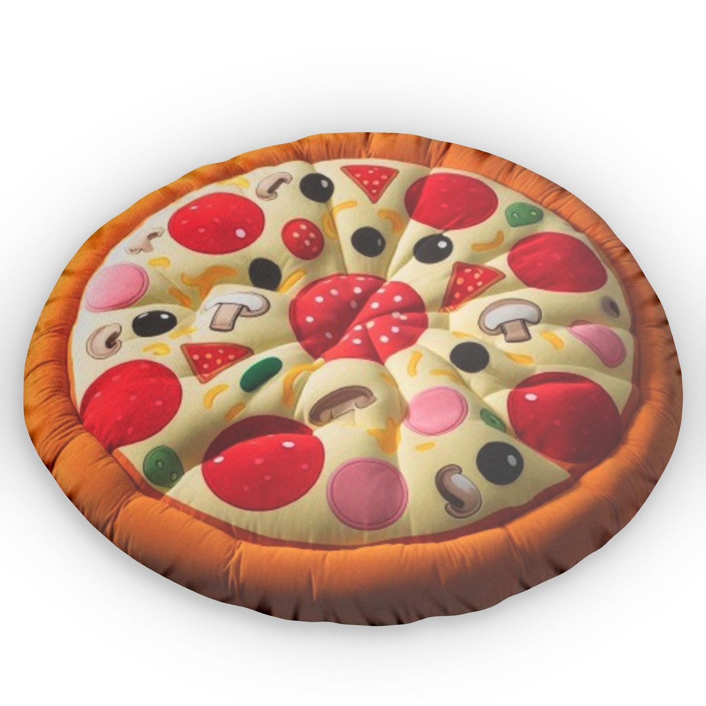 Large Pizza Plush Shaped Pillow, Cheesy Gift