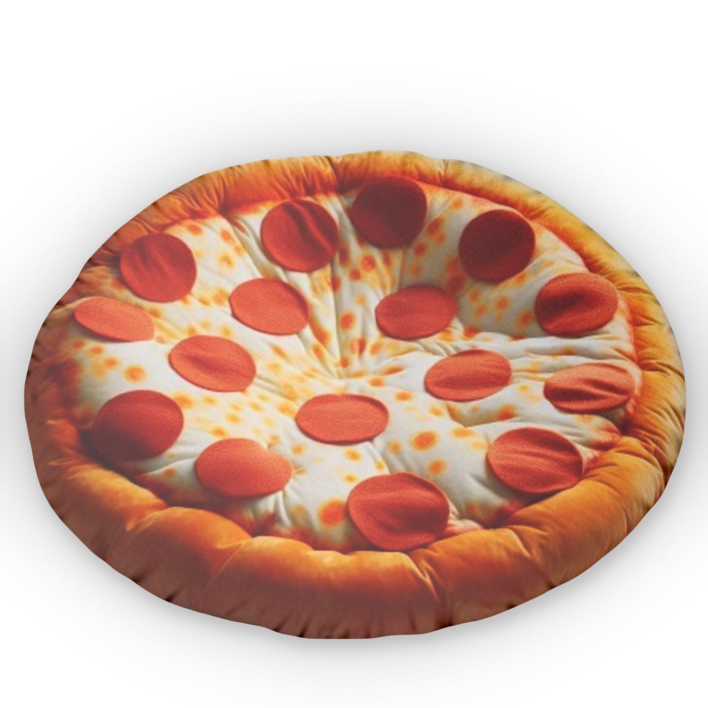 Big Pepperoni Pizza Plush Shaped Pillow