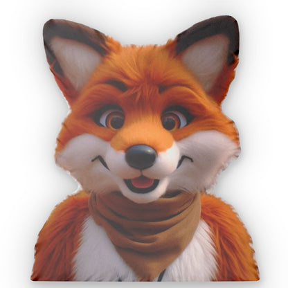 Fox Furry Costume Plush Shaped Pillow