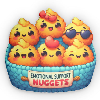 Emotional Support Nuggets, Animal Stuffed Plush, Shaped Pillow