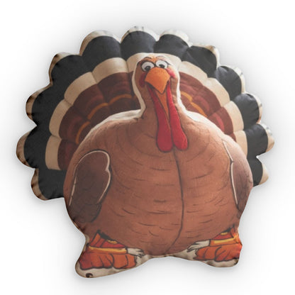 Thanksgiving Turkey Plush Shaped Pillow