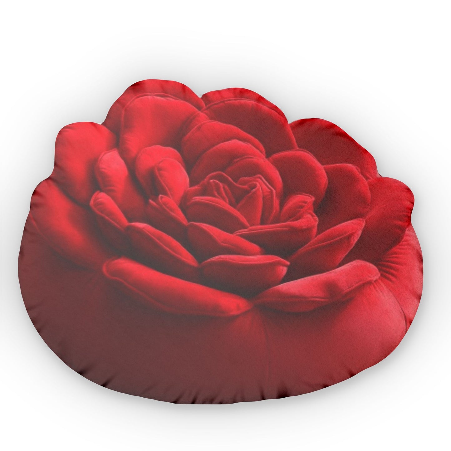 Red Rose Flower Petal, Beanbag Chair Plush Shaped Pillow