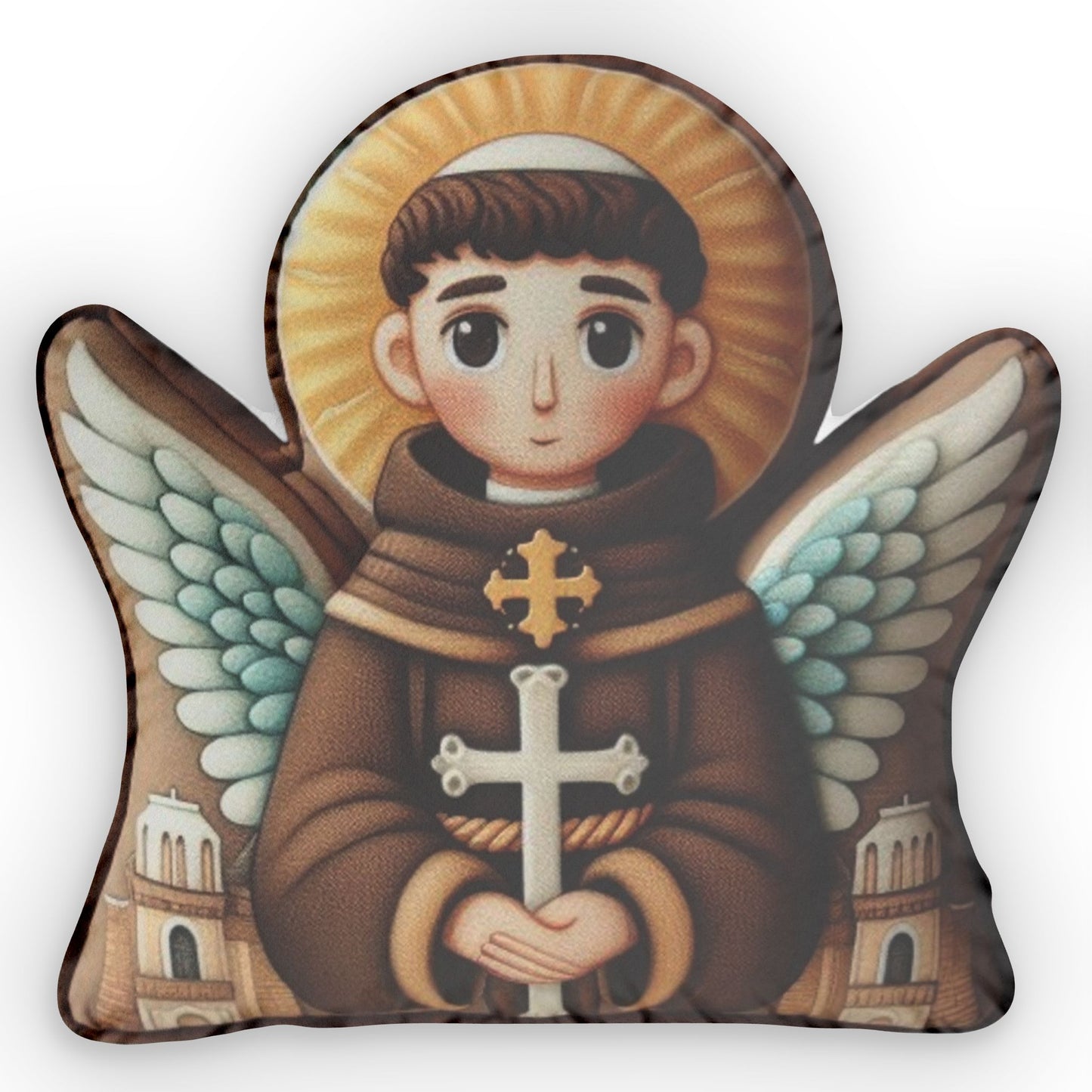 Saint Anthony Plush Shaped Pillow