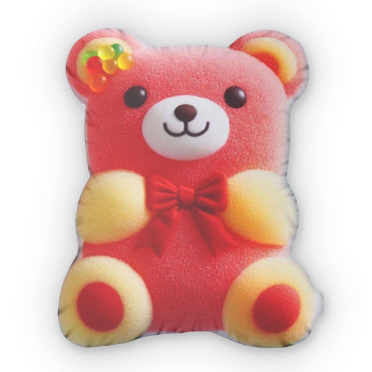 Gummy Sweet Bear, Chewy Candy Plush, Shaped Pillow