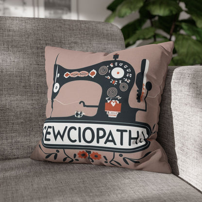 Sewciopath Sewing - Spun Polyester Square Pillow Case