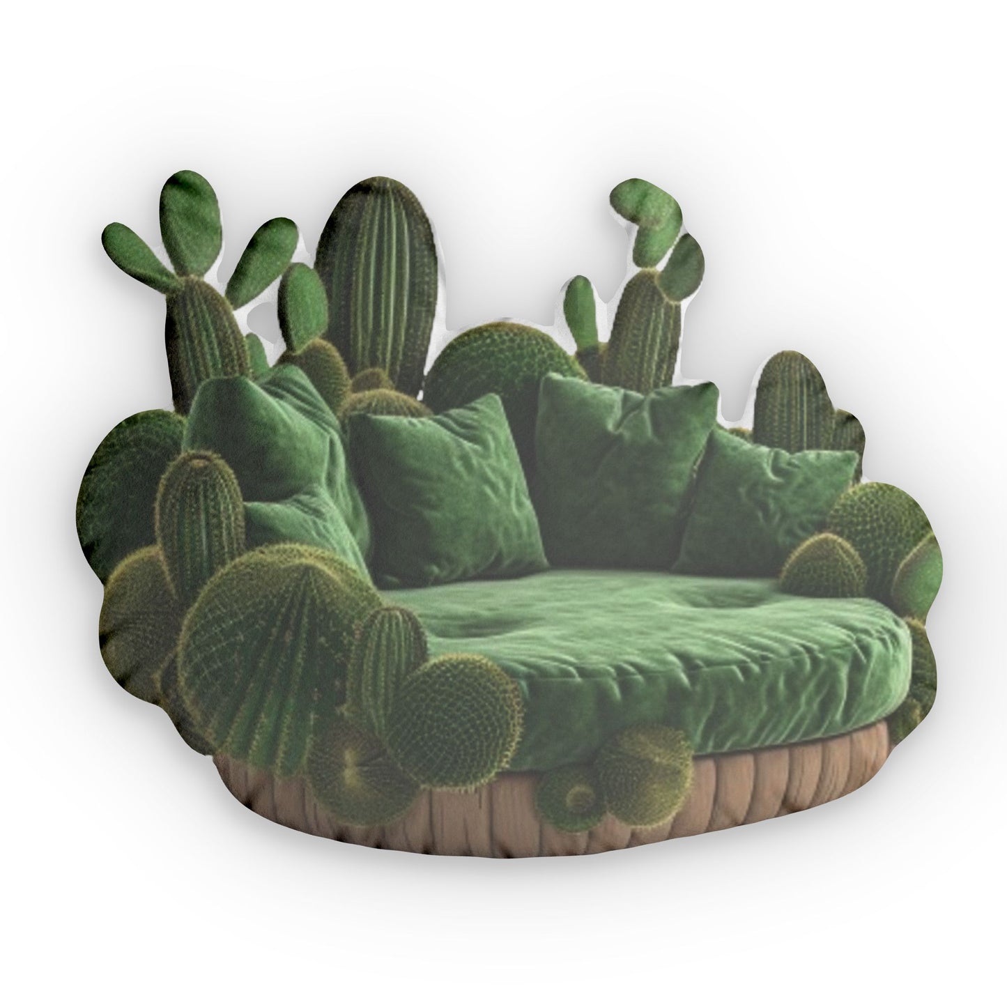 Cactus Couch Cushion Plush Shaped Pillow