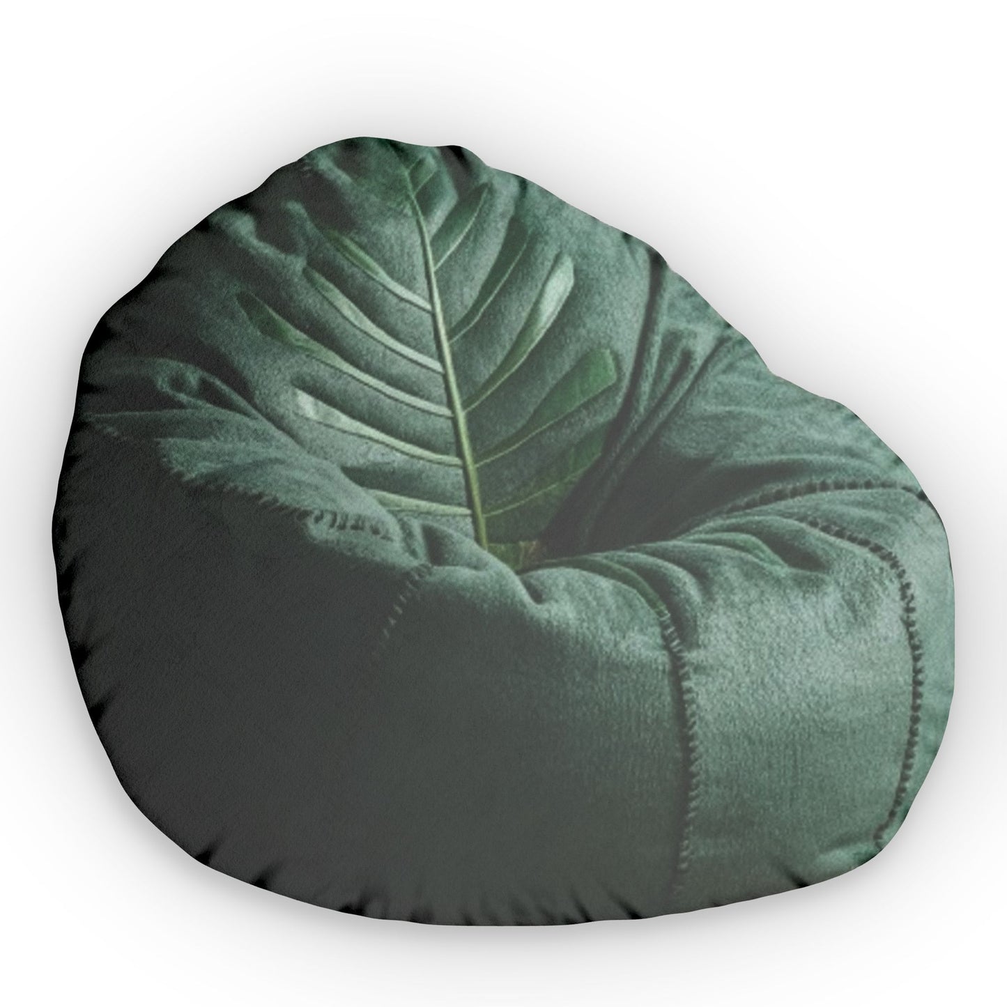 Monstera Leaf Plush Shaped Pillow