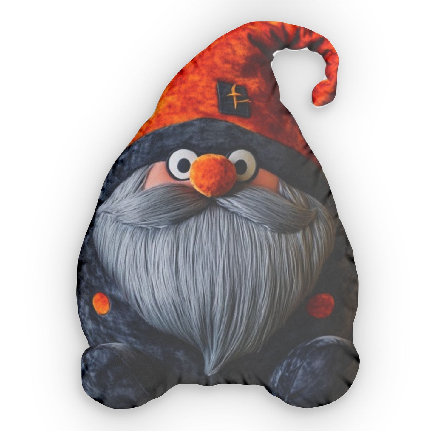 Gnome Halloween Haunted Plush Stuffed Spooky Cushion Shaped Pillow