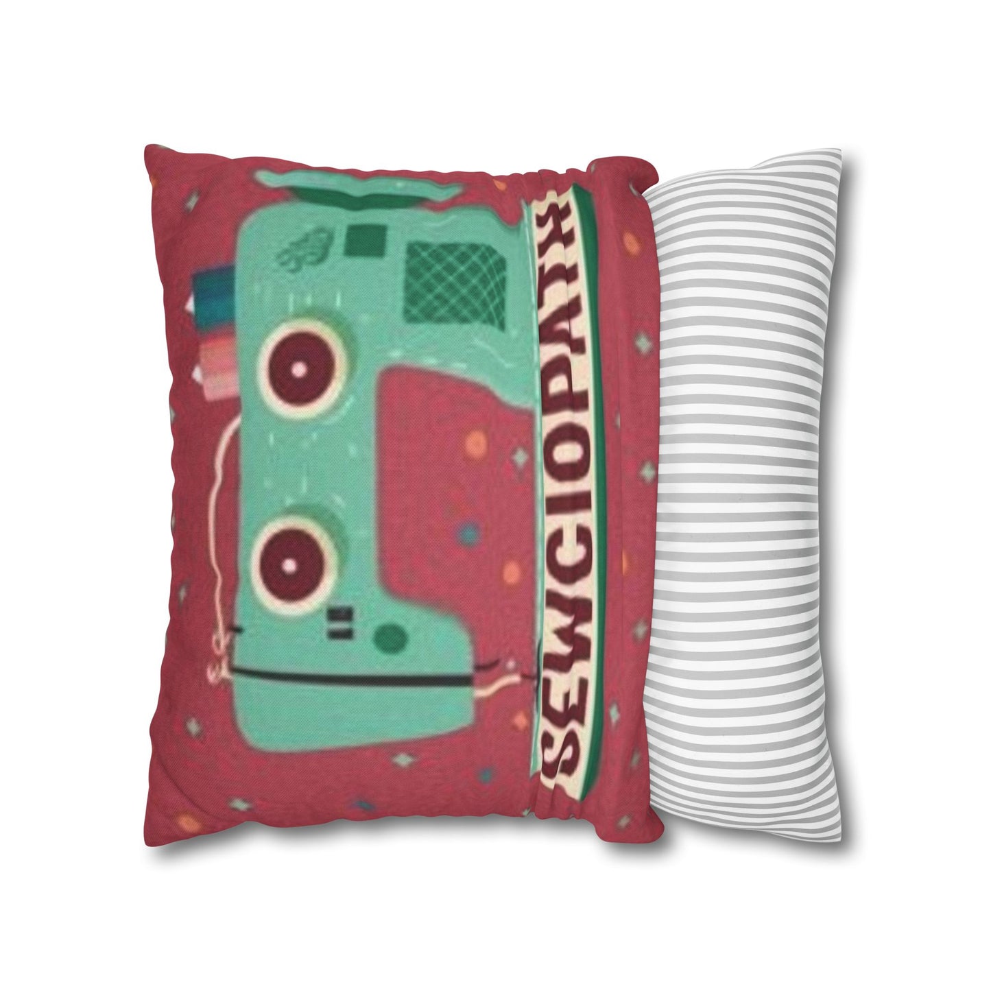 Sewing Sewciopath - Spun Polyester Square Pillow Case