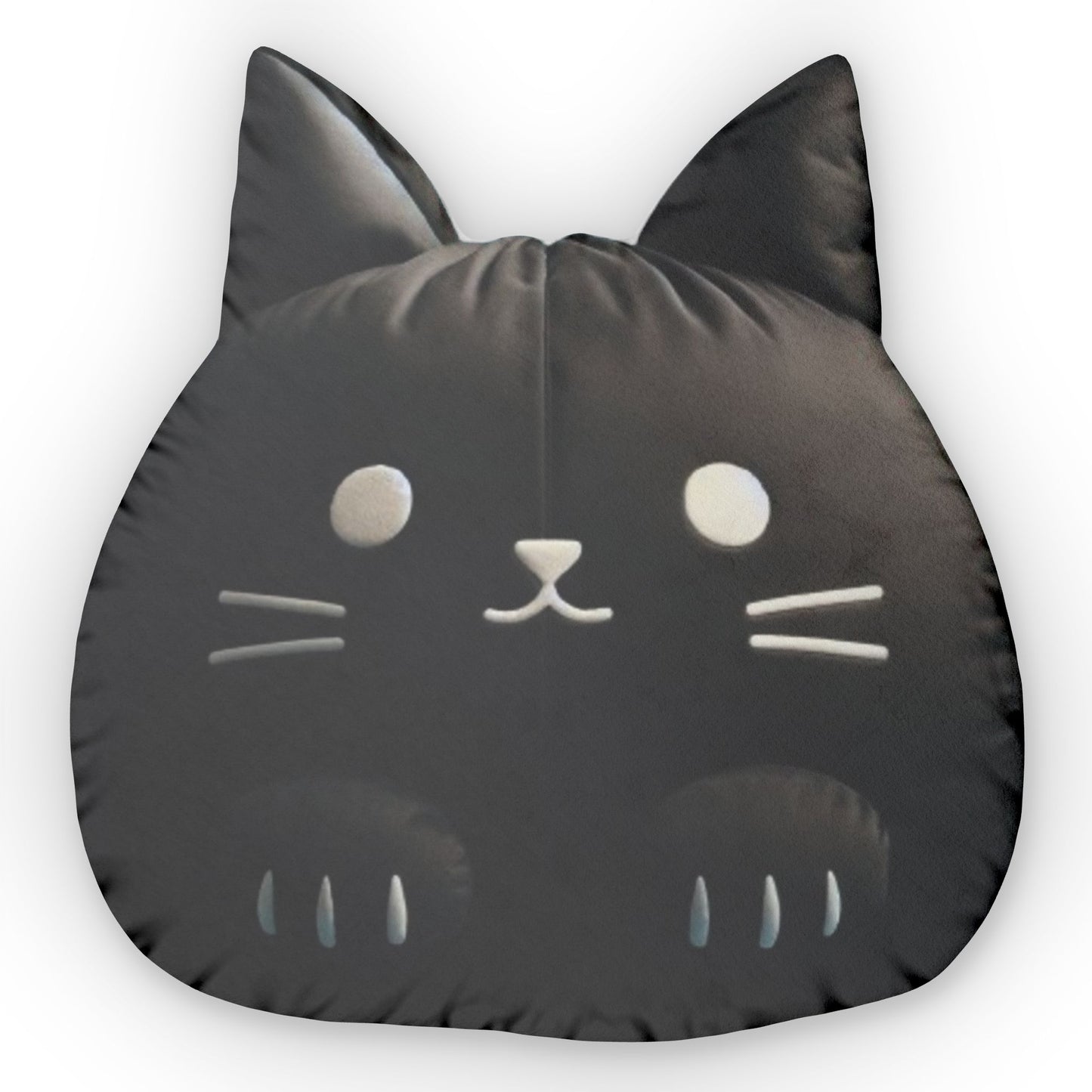 Black Cat Beanbag Chair Plush Shaped Pillow