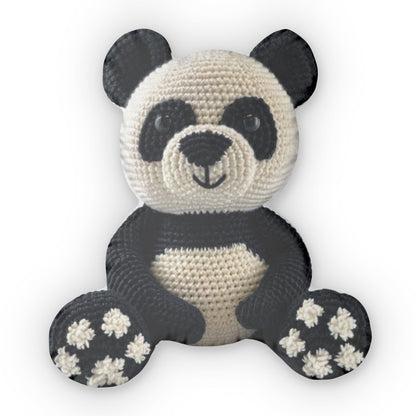 Comfy Panda Small Kids' Plush, Pillow Gift, Crochet Plush Gift