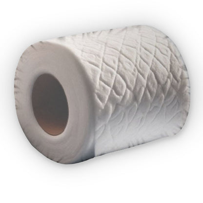 Toiler Paper Roll, Bath Tissue, Plush Shaped Pillow