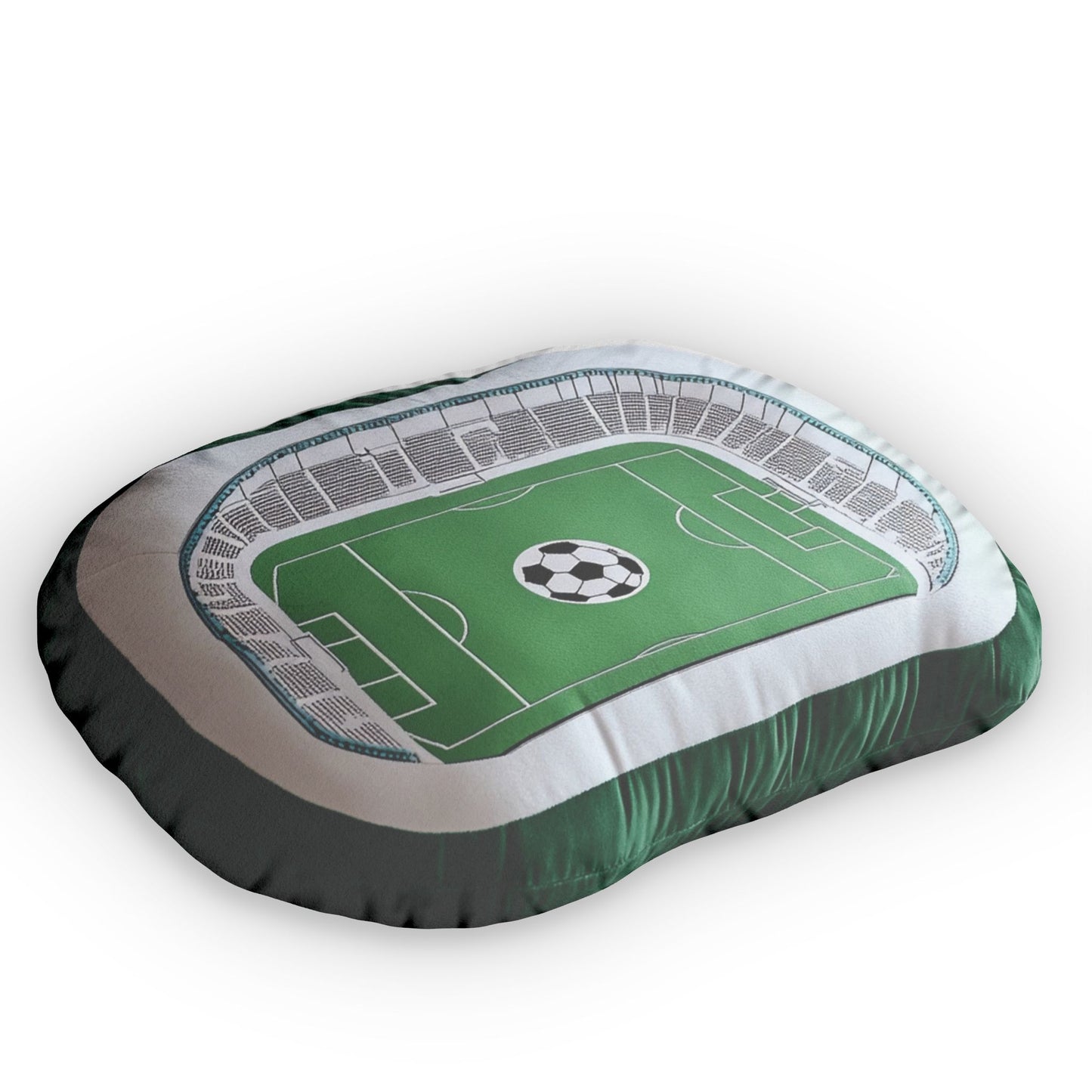 Soccer Sport Stadium, Football Arena, Plush Shaped Pillow