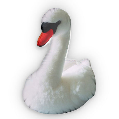 Swan Stuffed Animal, Big Duck Plush, Goose Cushion, Shaped Pillow