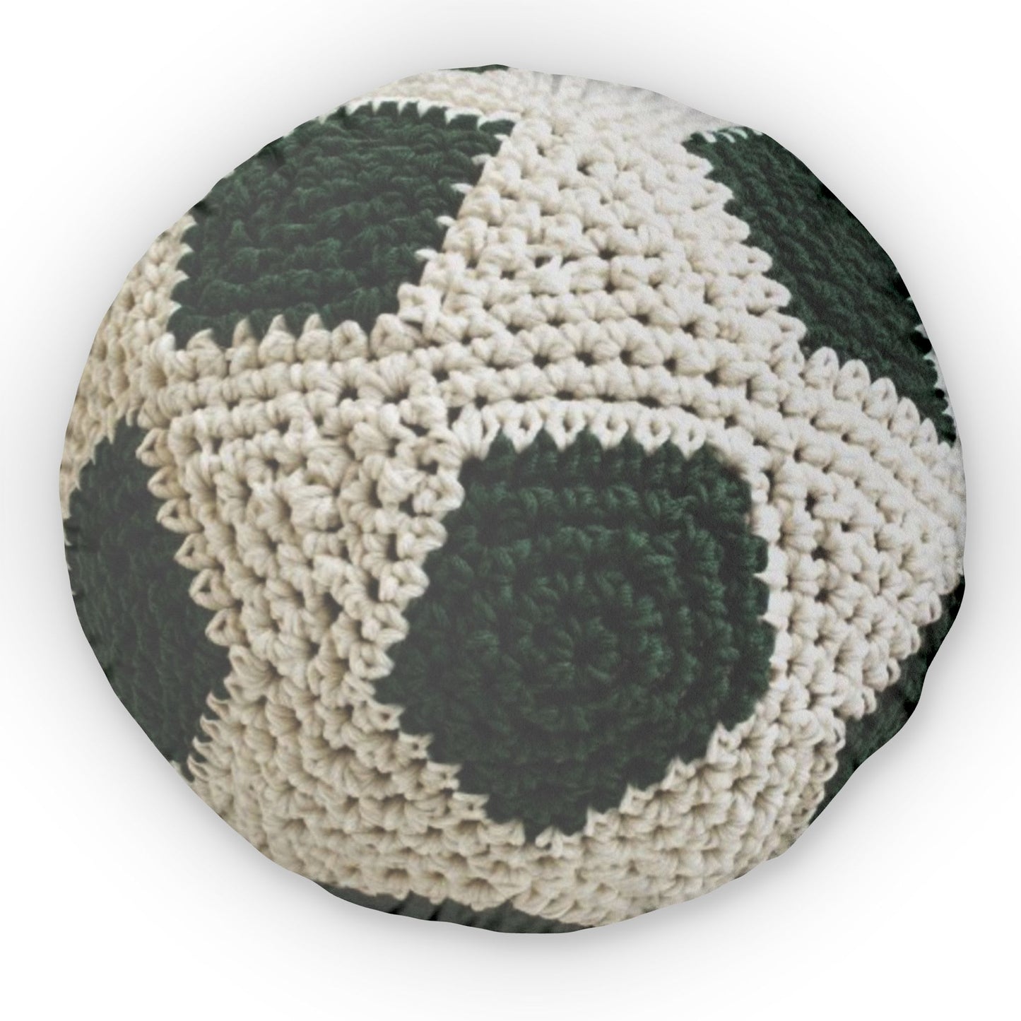 Home Soccer Ball Shaped Hooked Pillow