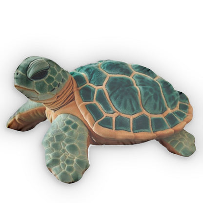 Sea Turtle, Ocean Gift, Stuffed Animal, Plush Shaped Pillow