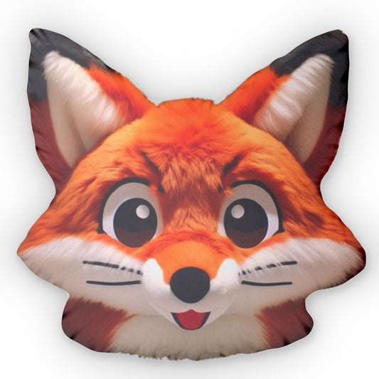 Fox Furry, Furries Gift, Animal Plush, Shaped Pillow