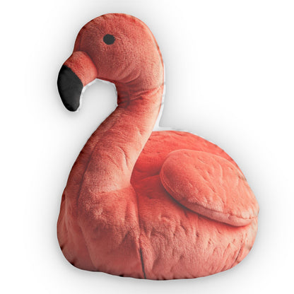 Pink Flamingo Plush Shaped Pillow