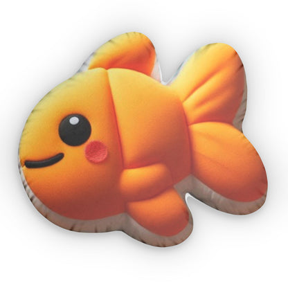 Plush Goldfish Cracker Cookie, Shaped Pillow