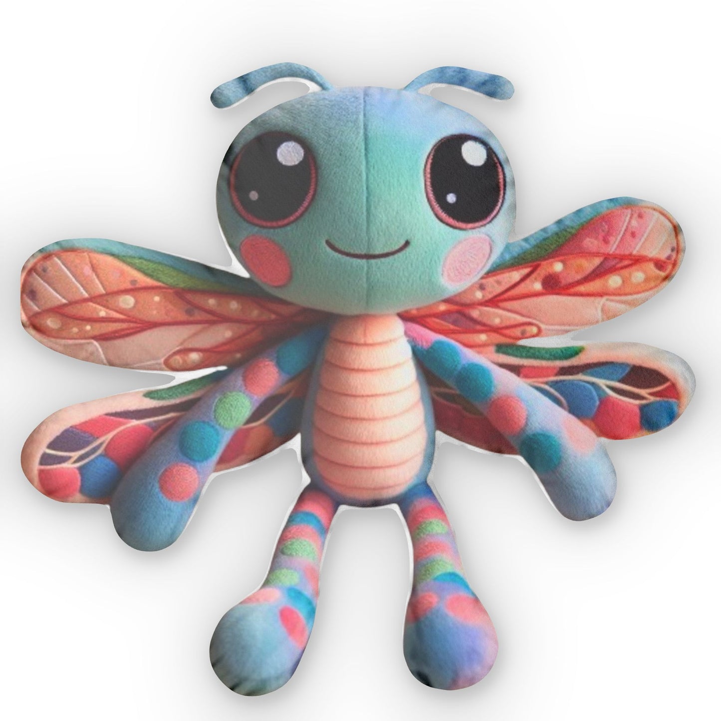 Dragonfly Bug Plush Shaped Pillow