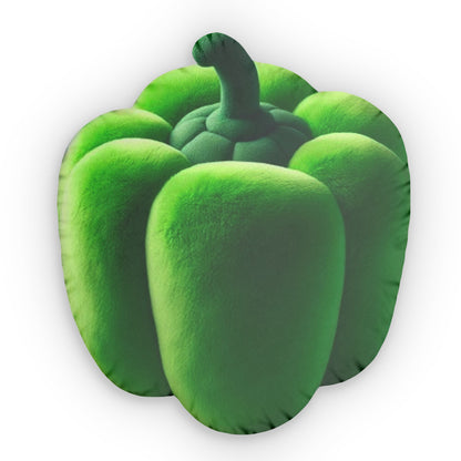 Green Bell Pepper, Plush Shaped Pillows