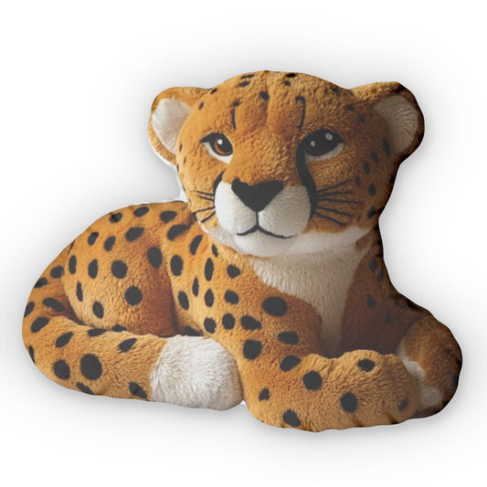 Cheetah, Stuffed Animal, Plush Shaped Pillow