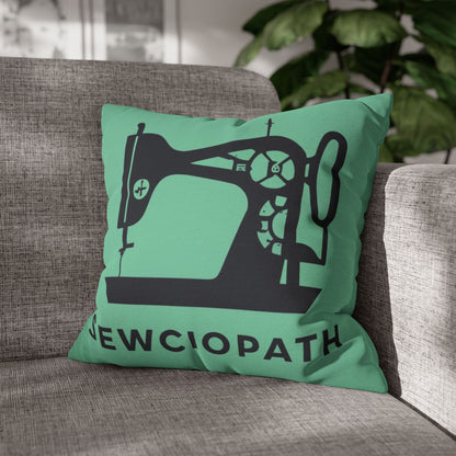 Sewing Sociopath Machine - Spun Polyester Square Pillow Case