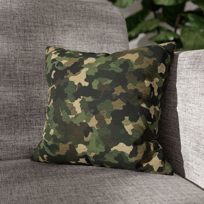 Classic Camo | Camouflage Wrap | Traditional Camo - Spun Polyester Square Pillow Case