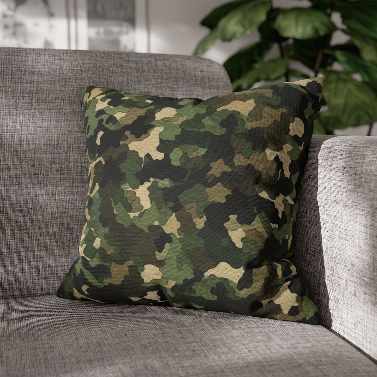 Classic Camo | Camouflage Wrap | Traditional Camo - Spun Polyester Square Pillow Case