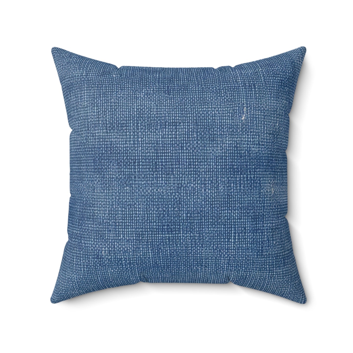 Outdoor Bass Boat Style - Denim Design Artwork - Spun Polyester Square Pillow