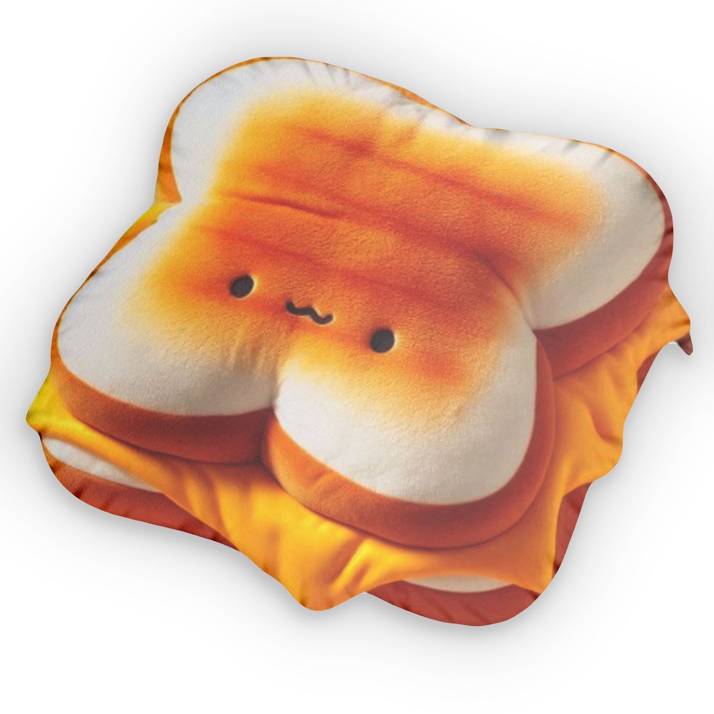 Kawaii Grilled Cheese Food Plush Shaped Pillow