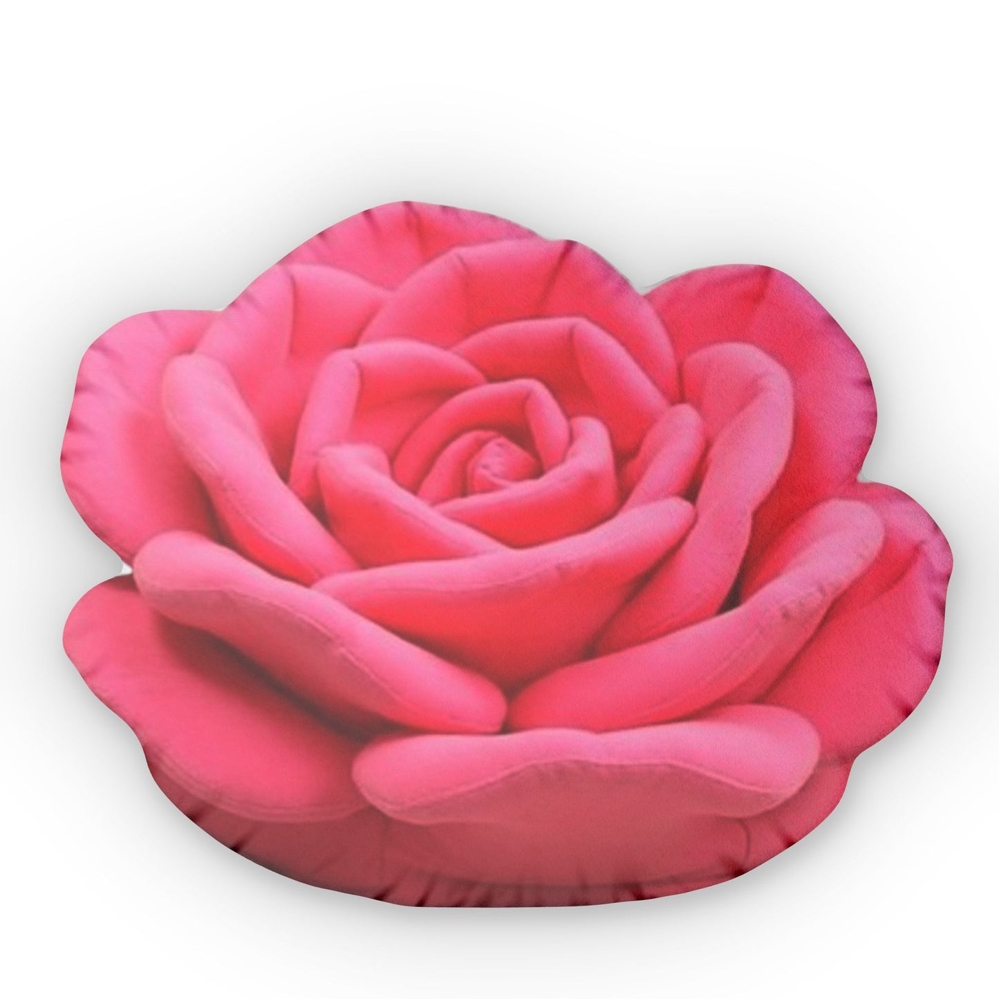 Rose Flower Pink Plush Beanbag Chair Shaped Pillow