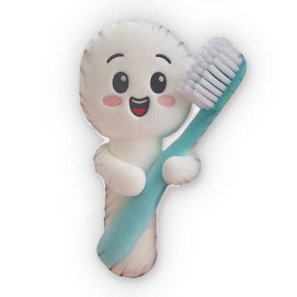 Toothbrush Plush Shaped Pillow