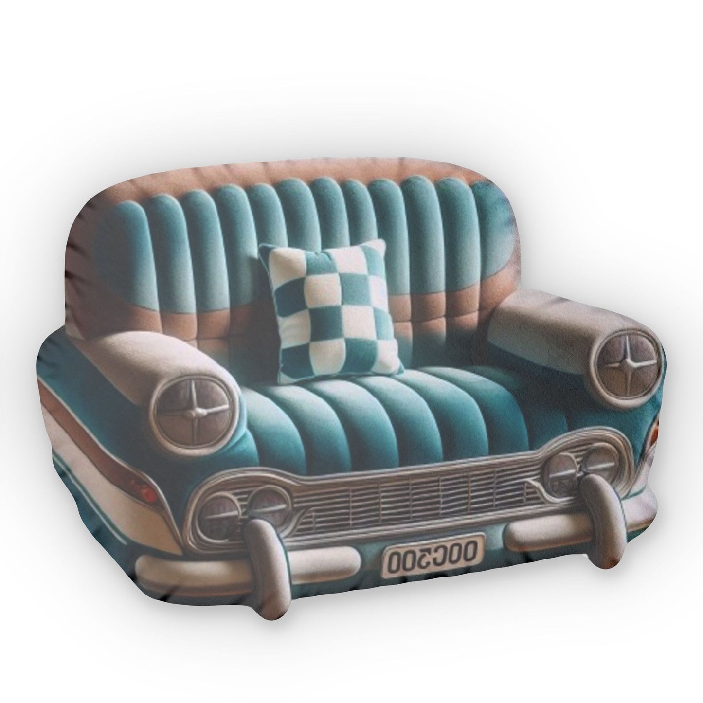 Retro Car Chair Couch Plush Shaped Pillow