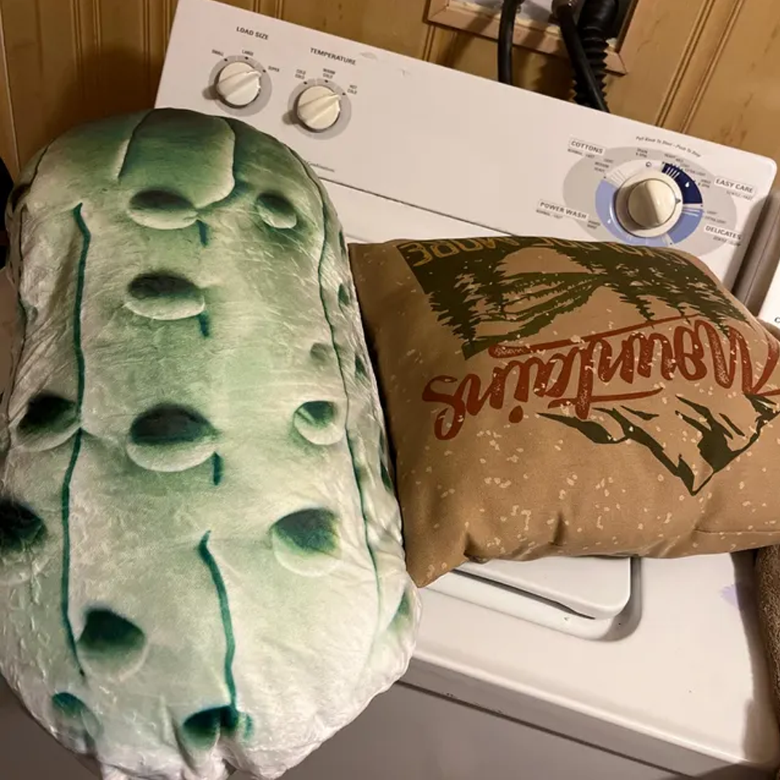 Giant Pickle Plush Food Shaped Pillow