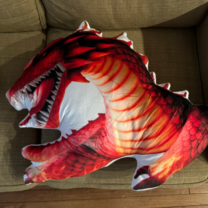 Dragon Dinosaur Plush Shaped Pillow