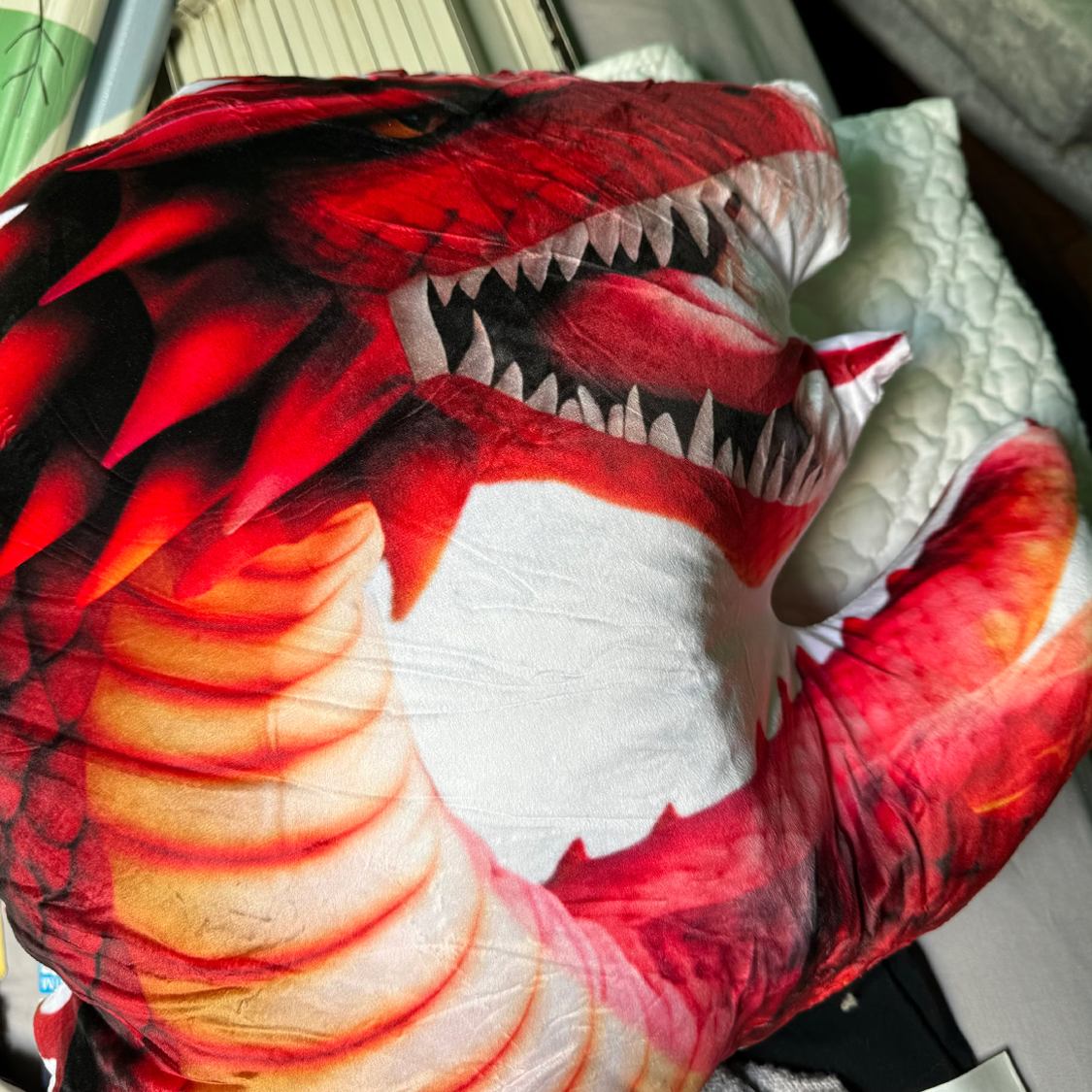 Dragon Dinosaur Plush Shaped Pillow